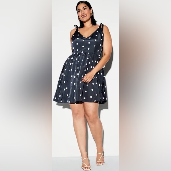 THE OCCASION by OLD NAVY Dresses & Skirts - NWT OLD NAVY THE OCCASION FIT & FLARE POLKA DOT DRESS. Sz. 14. VERSATILE